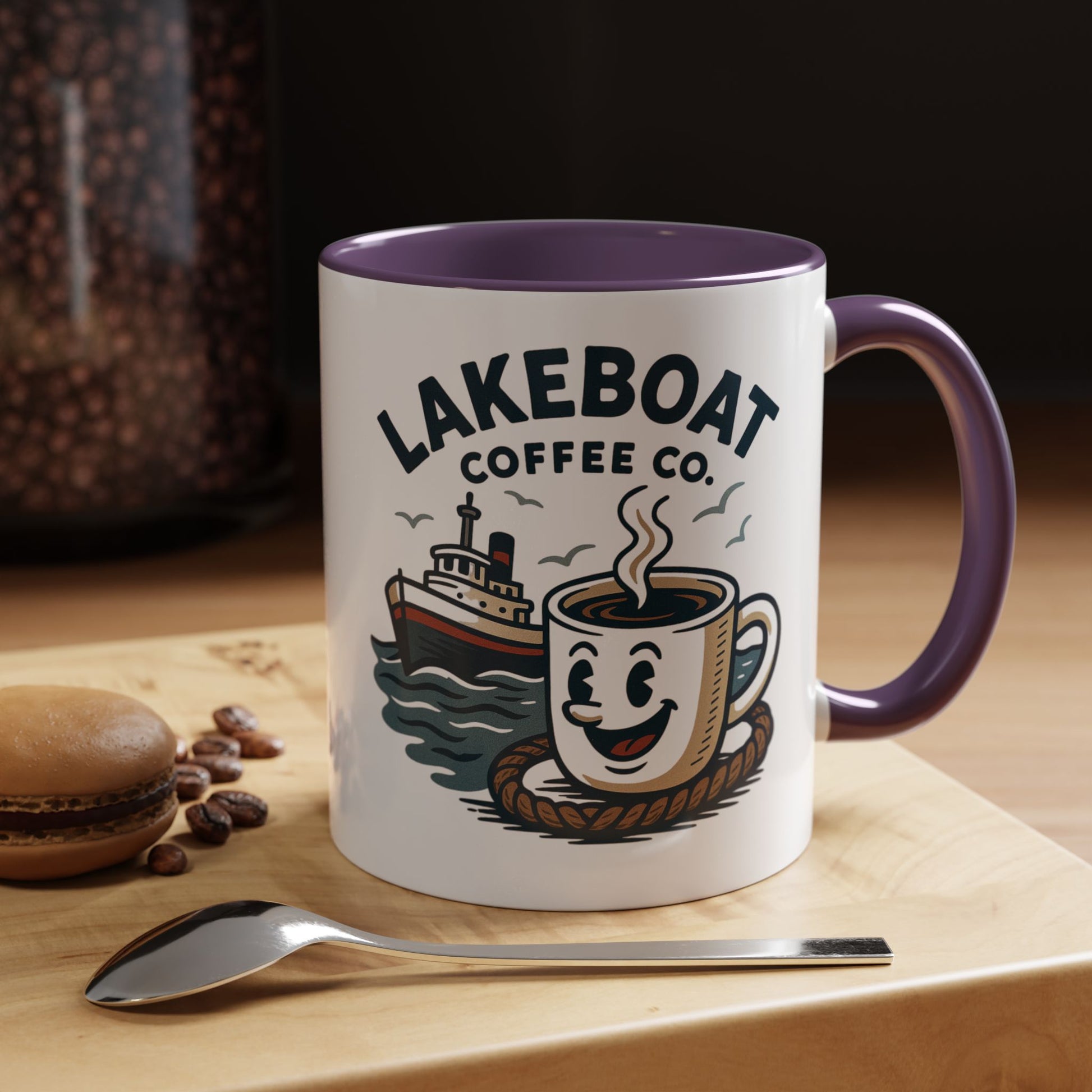Lakeboat Coffee Co. Cartoon