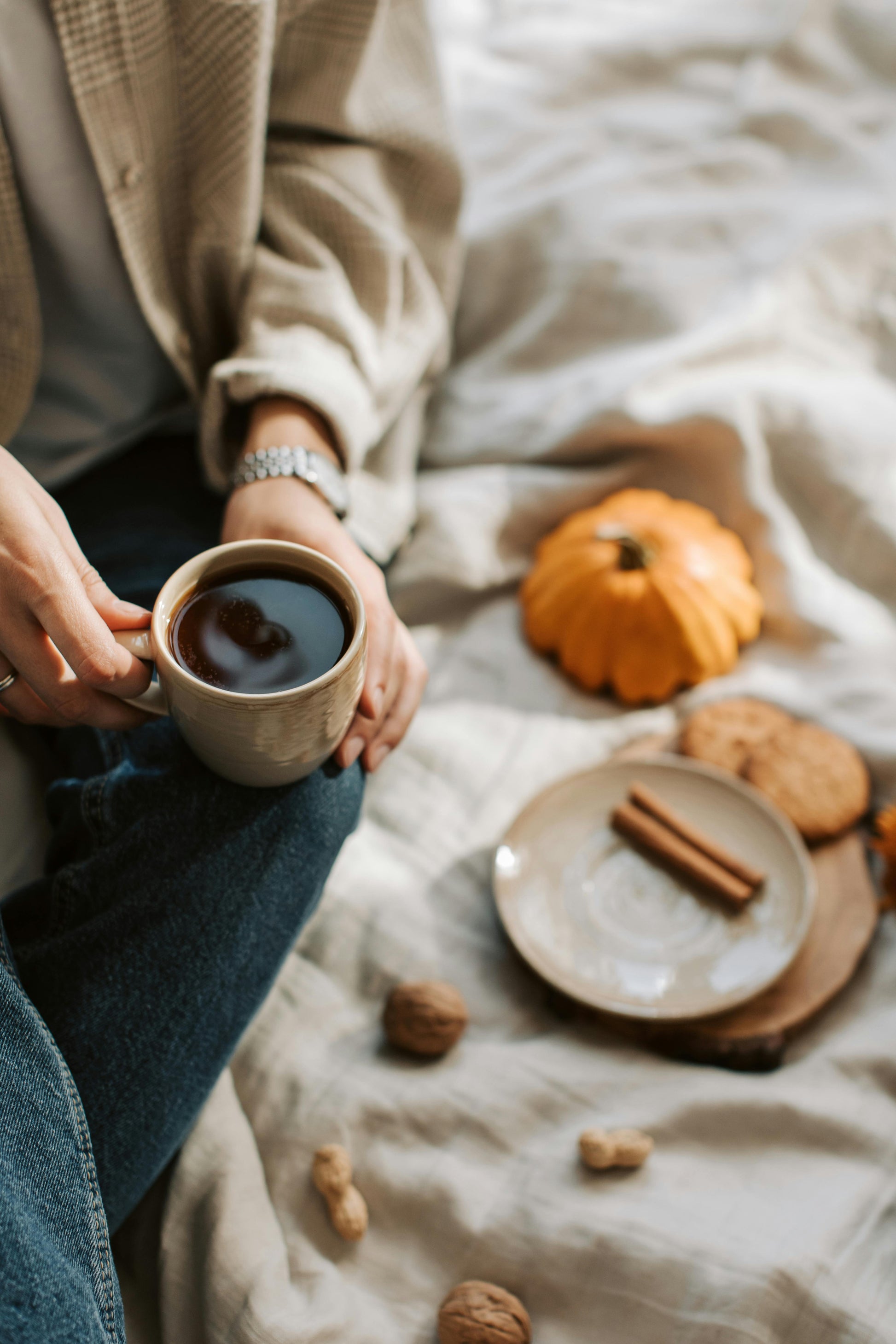 Pumpkin Spice Coffee – Smooth Medium Roast infused with warm cinnamon, nutmeg, and clove. Small-batch crafted for cozy, spiced seasonal flavor.
