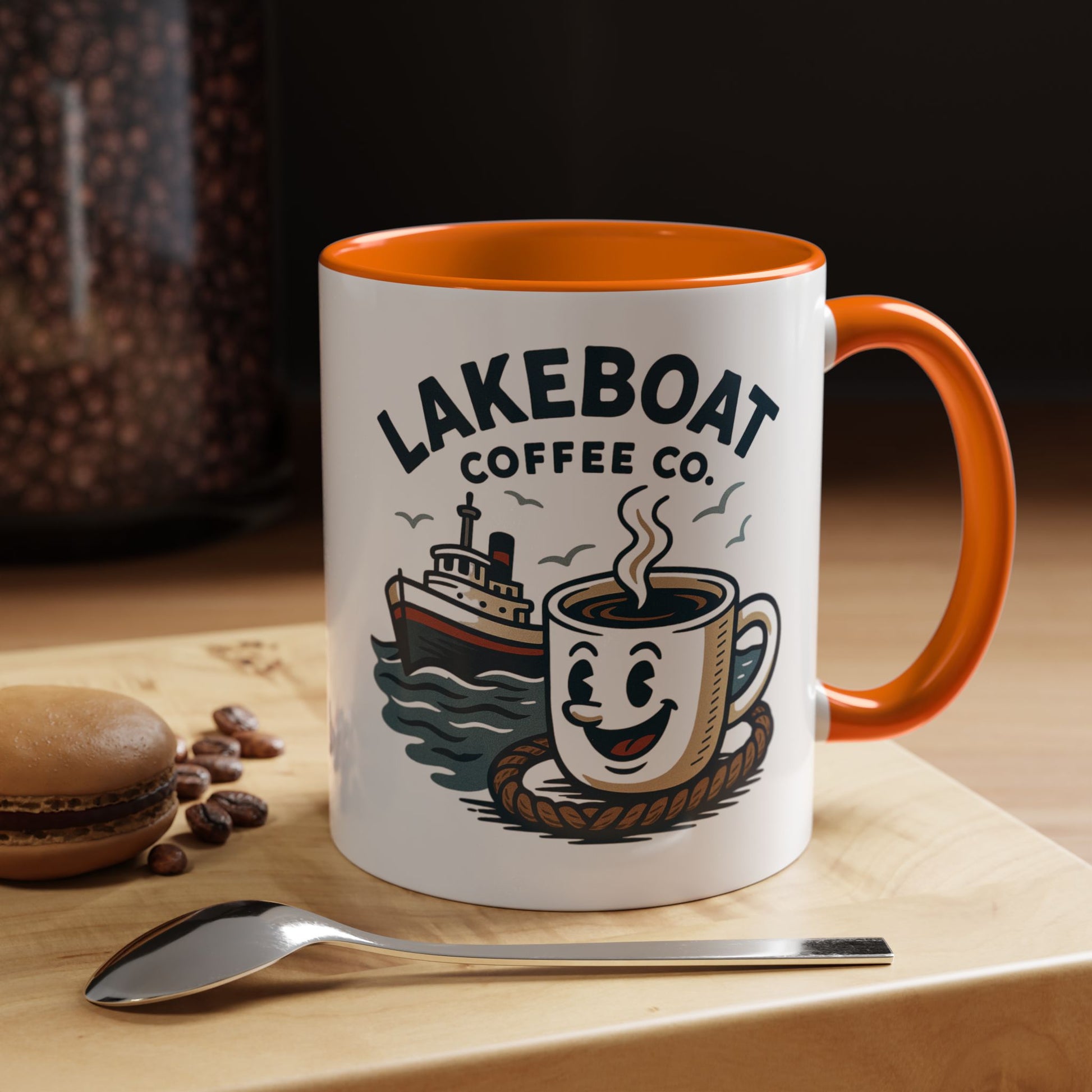 Lakeboat Coffee Co. Cartoon