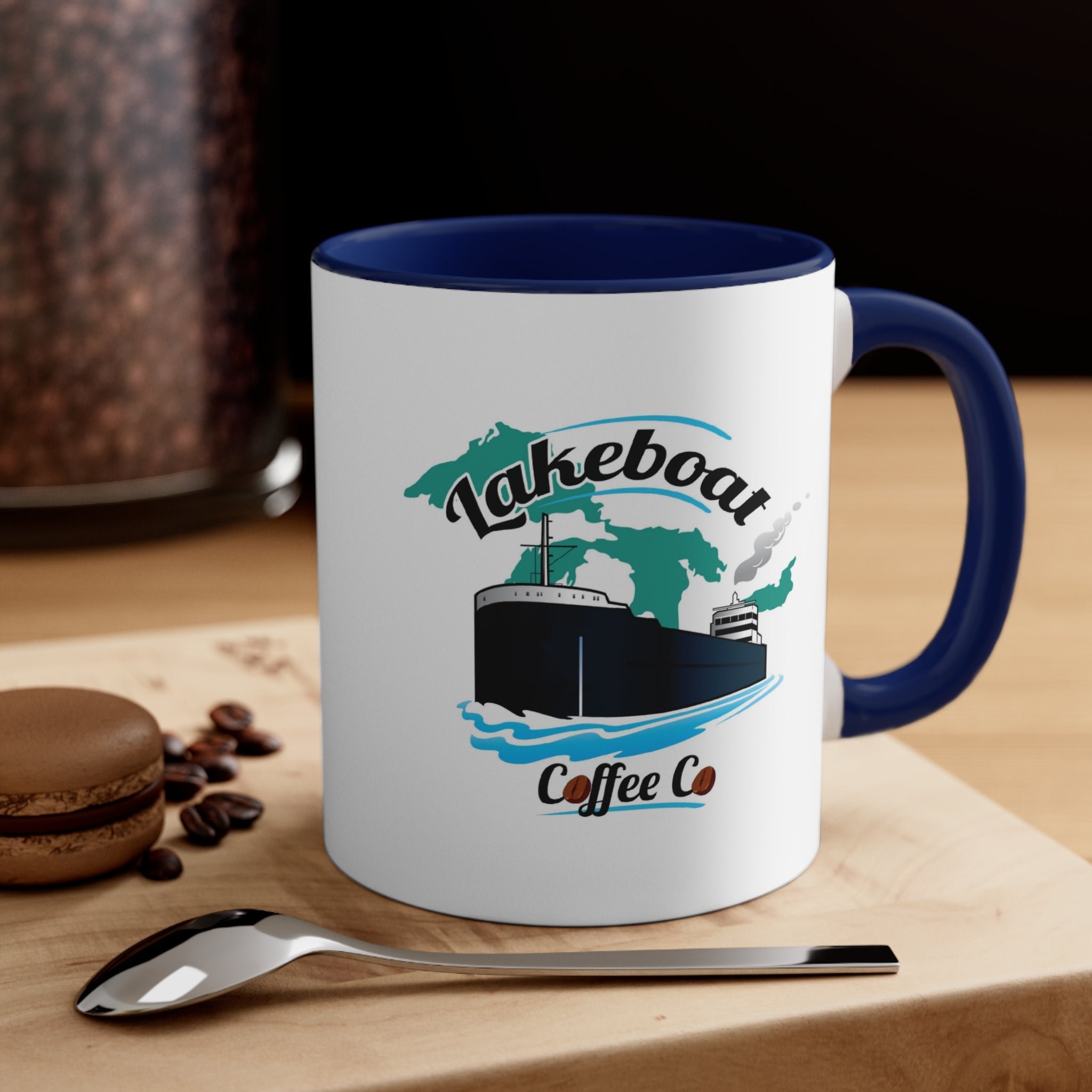 Lakeboat Coffee Company Logo Mug - 11 oz