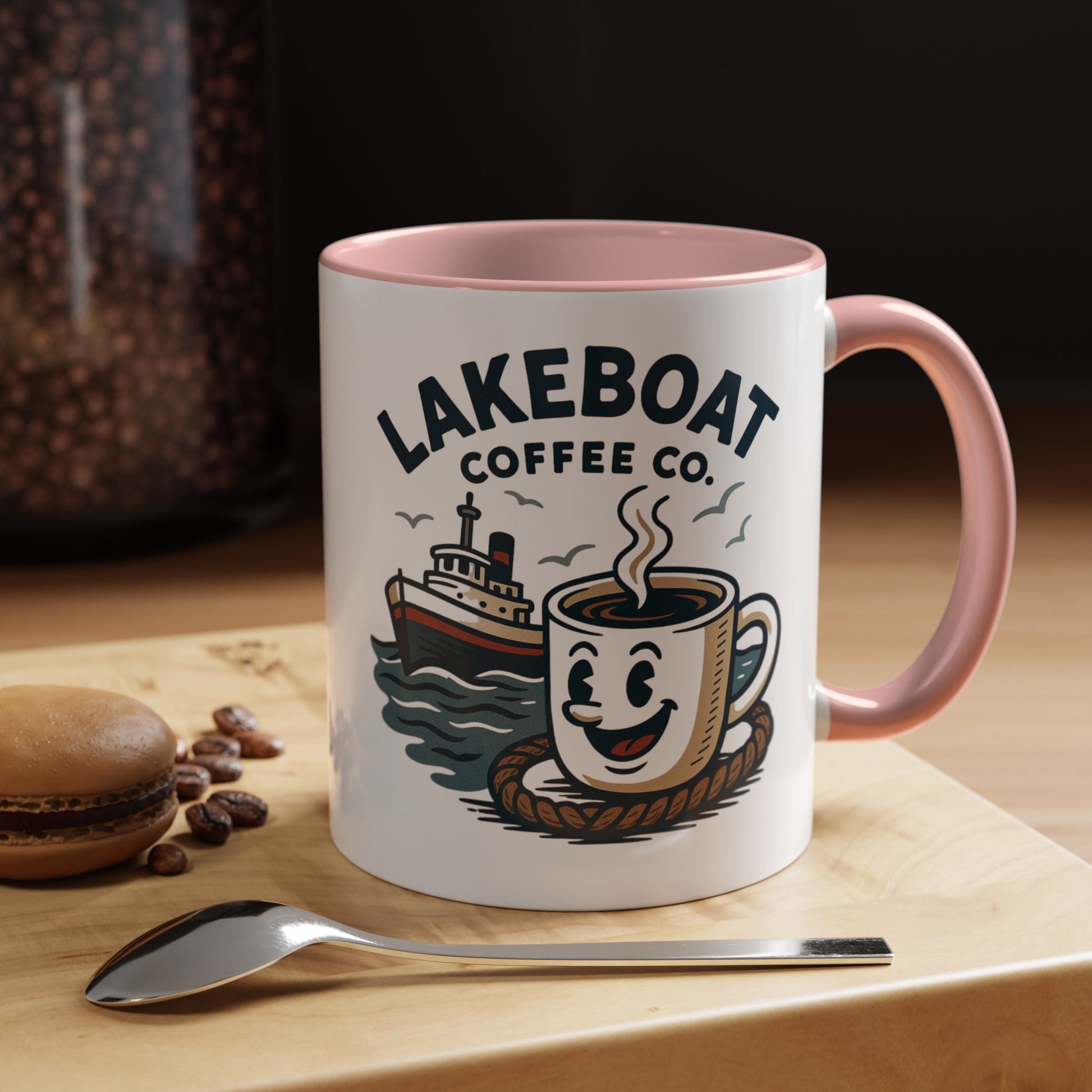 Lakeboat Coffee Co. Cartoon